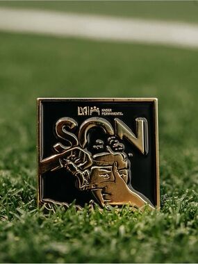 LAFC Son Heung-Min Gold & Black Pin